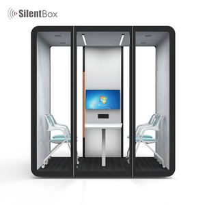 Cabina <span class=keywords><strong>de</strong></span> <span class=keywords><strong>trabajo</strong></span> silenciosa a prueba <span class=keywords><strong>de</strong></span> sonido, moderna cabina <span class=keywords><strong>de</strong></span> teléfono para reuniones, acústica, insonorizada, <span class=keywords><strong>estudio</strong></span>, grabación Pod - Product Image 3