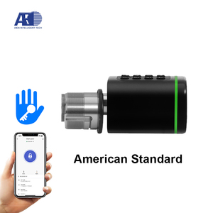 Cerradura de Cilindro Estándar Americana, Cerradura de Cilindro Inteligente Impermeable con Tamaño de Cilindro Ajustable y Aplicación TTlock - Product Image 1