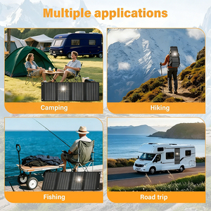 Panneaux solaires monocristallins ALECTER 40W à charge rapide, 25% d'efficacité élevée, étanches IP67, légers, pour le réseau, les voyages en plein air - Product Image 5