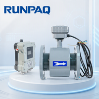 SplitType Electromagnetic Flowmeter Seri C IP68 Sensor Aliran Magnetik Tahan Air untuk Air Kota