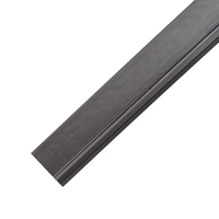 Profils d'extrusion de gouttières en PVC courbées, haute durabilité, écologiques, échantillons gratuits pour fixation murale sur montants