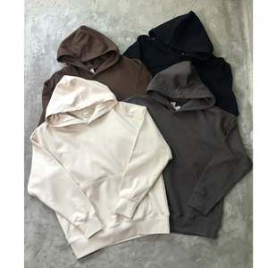 Sweat-shirts unisexes décontractés surdimensionnés de haute qualité 2025, 530 g/m², 100 % coton, en gros - Product Image 1