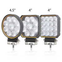 Meilleur éclairage de tracteur LED 12 volts homologué EMC R10, 12V 40W, 4 pouces rond, éclairage de travail pour tracteur agricole pour John Deere