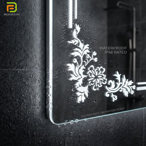 Vente en gros Espejos Inteligentes Miroirs muraux à Led rétroéclairés sans cadre Décoration intérieure <span class=keywords><strong>Miroir</strong></span> de salle de bain intelligent rectangle moderne - Product Image 3
