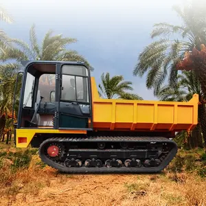10 Tons Self-Loading Tracked Carrier Crawler Dumper For Mud Road Swamp Snow Slopes And Other Special
