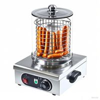 Machine à griller les saucisses et les hot-dogs électrique en acier inoxydable de qualité supérieure, de style turc, pour la restauration