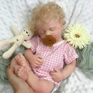 Muñeca Reborn Personalizada OEM/ODM, Cuerpo Completo de Silicona, Cabello y Color de Piel <span class=keywords><strong>Personalizados</strong></span>, Muñeca de Simulación Hecha <span class=keywords><strong>a</strong></span> <span class=keywords><strong>Mano</strong></span> - Product Image 1