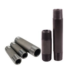 Mamelon fileté industriel BSP avec raccords de tuyauterie <span class=keywords><strong>pour</strong></span> étagère de tuyau de meubles de maison - Product Image 3