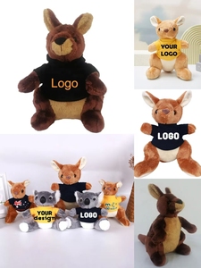 Kangaroo hình đồ chơi sang trọng với quần áo và biểu tượng tùy chỉnh - Product Image 5