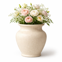 Vase à fleurs en résine Weivista, pot rustique, décoration personnalisée en gros pour terrasse, table, jardin