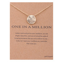 Offre Spéciale Mode Bijoux Un Million DE Dollar De Sable couleur Or collier Pendentif Femmes