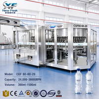 Nouvelle ligne de production de remplissage d'eau minérale entièrement automatique 3 en 1 Peak Full, usine de remplissage d'eau potable, machine de remplissage d'eau pure