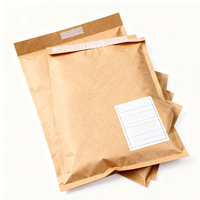 Sobre de papel Kraft biodegradable impreso personalizado, bolsa de archivo de documentos con logotipo