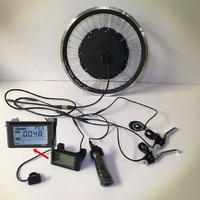 2020 plus récent 48v1500w intégré contrôleur moyeu moteur vélo électrique Conversion Kit noir bas 48V sans brosse 28 pouces moyeu moteur 1500w