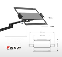 UP-80A UP-8A multifonction 3 en 1 ordinateur support de sol pour ordinateur portable/tablette PC/support de Smartphone hauteur/Angle réglable plateau de souris