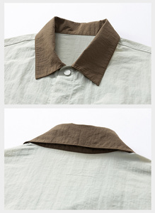 Áo khoác nam chất lượng cao, màu trơn, kiểu dáng rộng rãi, nhiều túi, thời trang, phong cách thường ngày, size lớn - Product Image 2