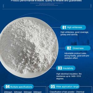 Polvo de Talco Blanco a Bajo Precio, Malla 200/325, SiO2 0.5, 25 kg/bolsa para Construcción, Puerto de China - Product Image 5