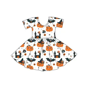 2023 summer toddler girl dress kids clothing short sleeve cute print dot girl dress kids casual dress girl