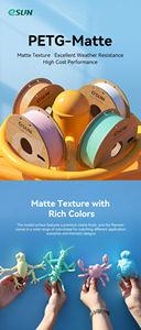 Filament PETG mat ESUN 1,75 mm, texture mate premium et excellente stabilité du produit, filament pour imprimante 3D, bobine de 1 kg - Product Image 2