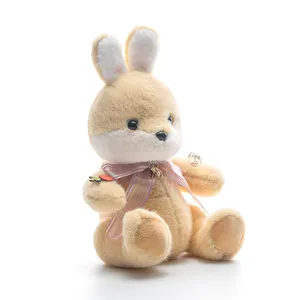 Vivace e giocoso peluche coniglietto supporto personalizzazione Flurry coniglio rosa animale di peluche