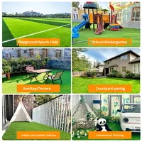 Tapis de gazon synthétique vert, gazon artificiel, tapis d'extérieur en plastique pour maternelle, tapis de balcon en herbe artificielle