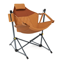 Bestex haute qualité plage Portable hamac chaise debout libre avec sac de transport support pliant chaise suspendue jardin balançoire chaises