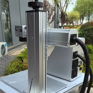 Machine de marquage laser fibre CNC portable de type split 20W 30W 50W refroidie par air pour métal, codes-barres, compatible DXF/BMP/AI/PLT - Product Image 3