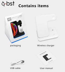 เครื่องชาร์จไร้สาย12W 5W เครื่องชาร์จ<span class=keywords><strong>แบ</strong></span><span class=keywords><strong>ต</strong></span>เตอรี่ลิเธียมไร้สายรองรับหูฟัง smartwatches โทรศัพท์พร้อมกล่องพาวเวอร์<span class=keywords><strong>แบ</strong></span>งค์ - Product Image 6