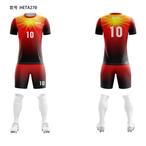 Wholesale <b>Cheap</b> Club and Team Latest Designs Youth Sublimated Soccer Uniform <b>Set</b> Custom Soccer Jersey Football Shirt - Product Image 6