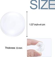 Kuliwei Factory Supply Clear Self-Adhesive Dome Silicone Bumpers Cabinet Door Noise Reduction Rubber Pads
