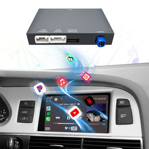 Boîte d'<span class=keywords><strong>interface</strong></span> CarPlay avec navigation rythmique et lien miroir pour <span class=keywords><strong>Audi</strong></span> A6 Q7 MMI 3G 2009 2015 avec Android Auto et caméra arrière HD - Product Image 1