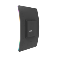Moniteur de jeu incurvé 4K UHD de 43 pouces de type C, OEM ODM, magnifique, grand écran incurvé à haute luminosité, écran tactile LCD pour le jeu