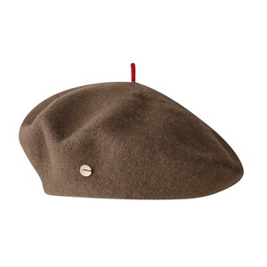 Béret chic pour femme, chapeau de peintre rétro en laine, chapeau d'artiste français élégant à petite queue, chapeau polyvalent, vente en gros - Product Image 1