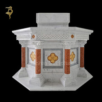 Table d'autel en marbre traditionnelle faite à la main pour église