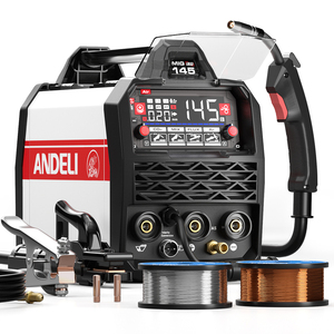 Soldadora MIG-145 ANDELI 110V/220V MMA <span class=keywords><strong>TIG</strong></span> con Flujo y Gas - Product Image 1