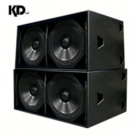 Subwoofer Pasivo de 4 ohmios y 18 Pulgadas con Imán de Ferrita, Caja de Madera Contrachapada de Abedul, 1500 W, Cono Resistente al Agua, Características de Audio de Alta Resolución