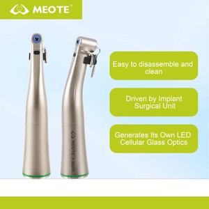 Nha khoa cấy ghép sợi quang/<span class=keywords><strong>LED</strong></span> giảm 20:1 Contra góc tay khoan nha khoa tốc độ thấp tay khoan - Product Image 5