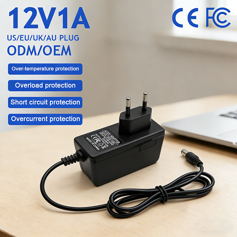 Factory Direct 12v1a Power Adapter 12V1000mA