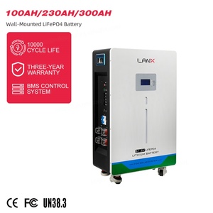 Batterie au lithium rechargeable haute adaptabilité 51,2 V 100 Ah 230 Ah 300 Ah 5120 W pour stockage d'énergie solaire hors réseau LX-JTDC0 - Product Image 5