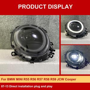 Phare J ONE pour BMW <span class=keywords><strong>MINI</strong></span> R55 R56 R57 R58 R59 JCW Cooper 2007-2013, mise à niveau retrofit, faisceau large - Product Image 4