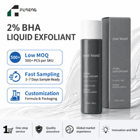 Lotion Exfoliante Visage Anti-âge au Collagène, Acide Salicylique 2% BHA, Acide Hyaluronique et Vitamine C, Réductrice de Pores, Marque Blanche