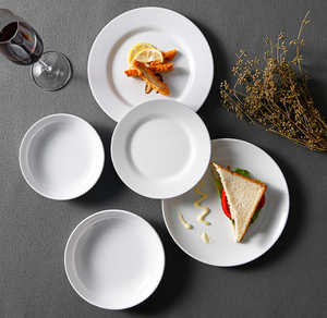 Wholesale Deep Melamine Dinner Unbreakable White Melamine <strong>Plates</strong> - Product Image 1