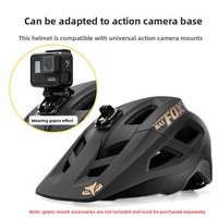 Casque de sécurité pour vélo de montagne, skateboard, cyclisme, visière détachable, ultra-léger, respirant, durable, 17 aérations, demi-casque unisexe