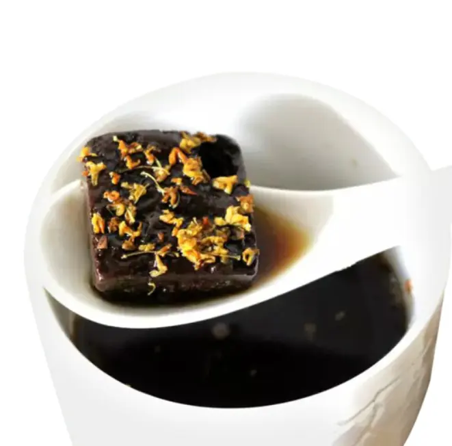 चीनी 100% Natual Osmanthus/गुलाब/लाल तिथियाँ/अदरक ब्राउन शुगर क्यूब्स स्वस्थ चाय