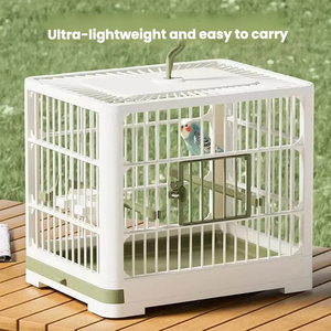 Kuş Kafesi Papağan Villası Kafesi Geniş Alanlı Nefes Alabilen Kuş Gezdirme Aparatı Açık Hava Taşınabilir Seyahat Gözlem Kafesi Evcil Hayvan Malzemeleri - Product Image 4