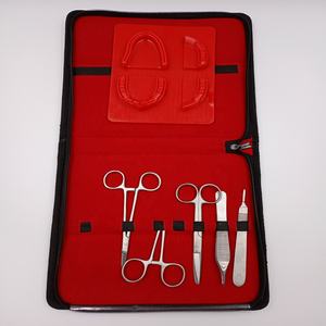 Red Dental Suture Pads With Red Kits Student Suture Kit | Dental Suture Kits by Pissco Instruments PIUYWE783F - Product Image 3