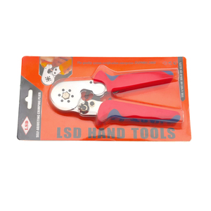 <span class=keywords><strong>Pince</strong></span> à <span class=keywords><strong>sertir</strong></span> manuelle auto-ajustable professionnelle LISIDA LSC8 6-6 en acier au carbone pour embouts de câbles, OEM - Product Image 5