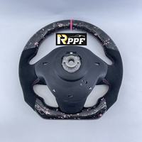Volant en cuir et fibre de carbone personnalisé Rppf pour Renault Clio4 Rs