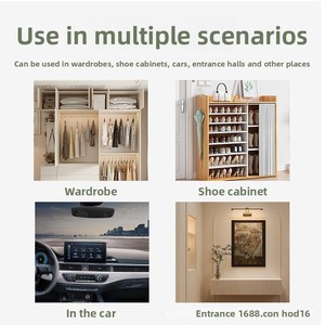 Pendentif désodorisant personnalisé en plastique pour voiture, idéal pour armoire, placard à chaussures et vestiaire - Product Image 4