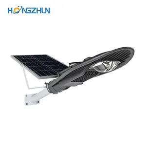 Alta calidad 20W 100W LED Luz de calle solar Brillo IP65 Lámpara de aluminio Cuerpo Batería Fuente de alimentación Aplicaciones de carretera al aire libre